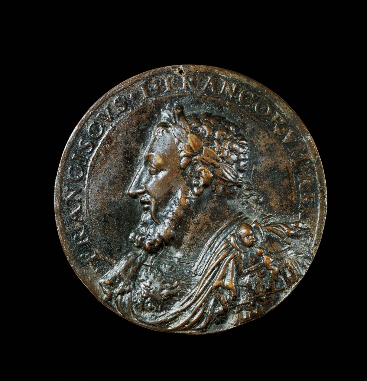 Francois I, koning van Frankrijk ... door Benvenuto Cellini