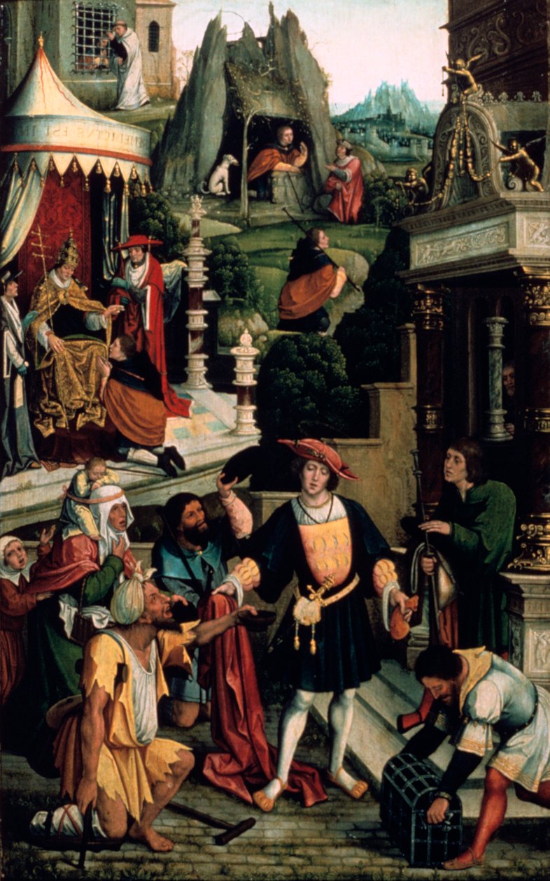 Legende van Sint Rochus, 16e eeuw door Bernard van Orley
