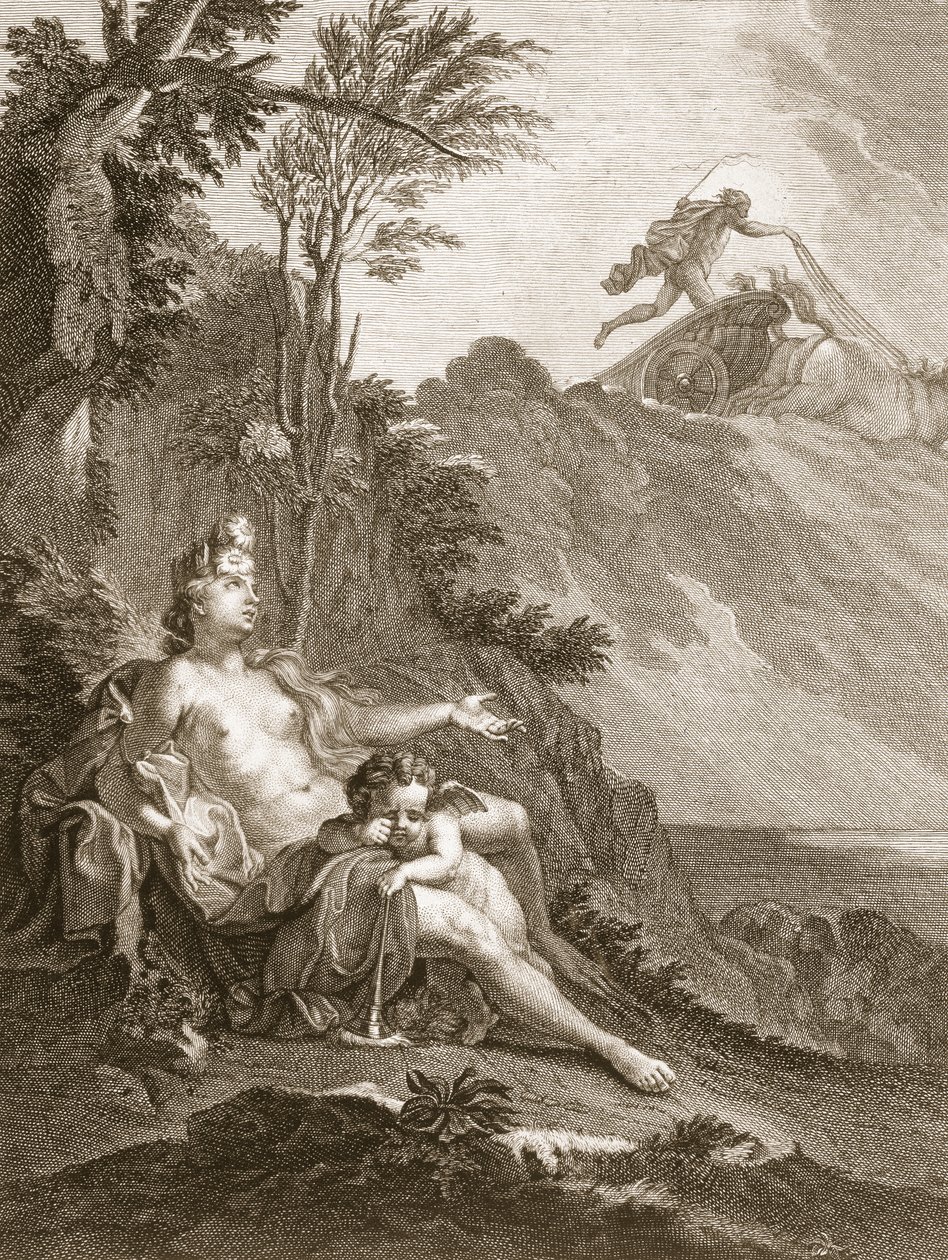 Clytia Veranderd in een Turnesole door Bernard Picart