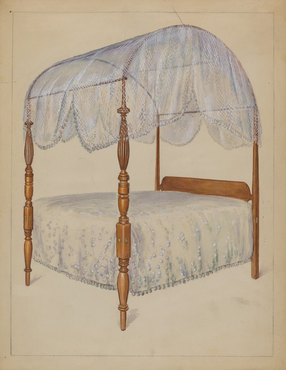Bed door Bernard Gussow