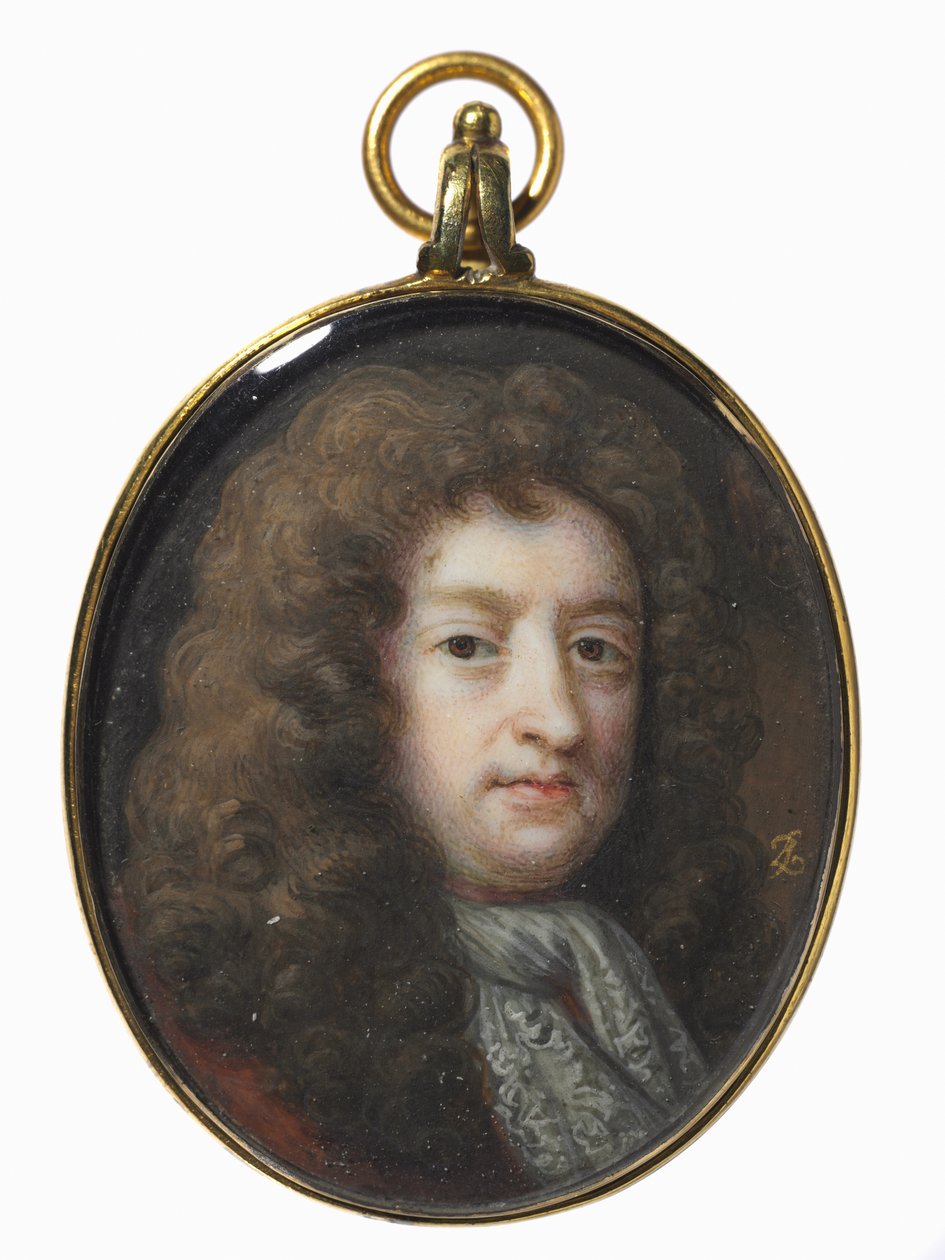 Portret van Samuel Butler, ca. 1715-20 door Bernard Lens
