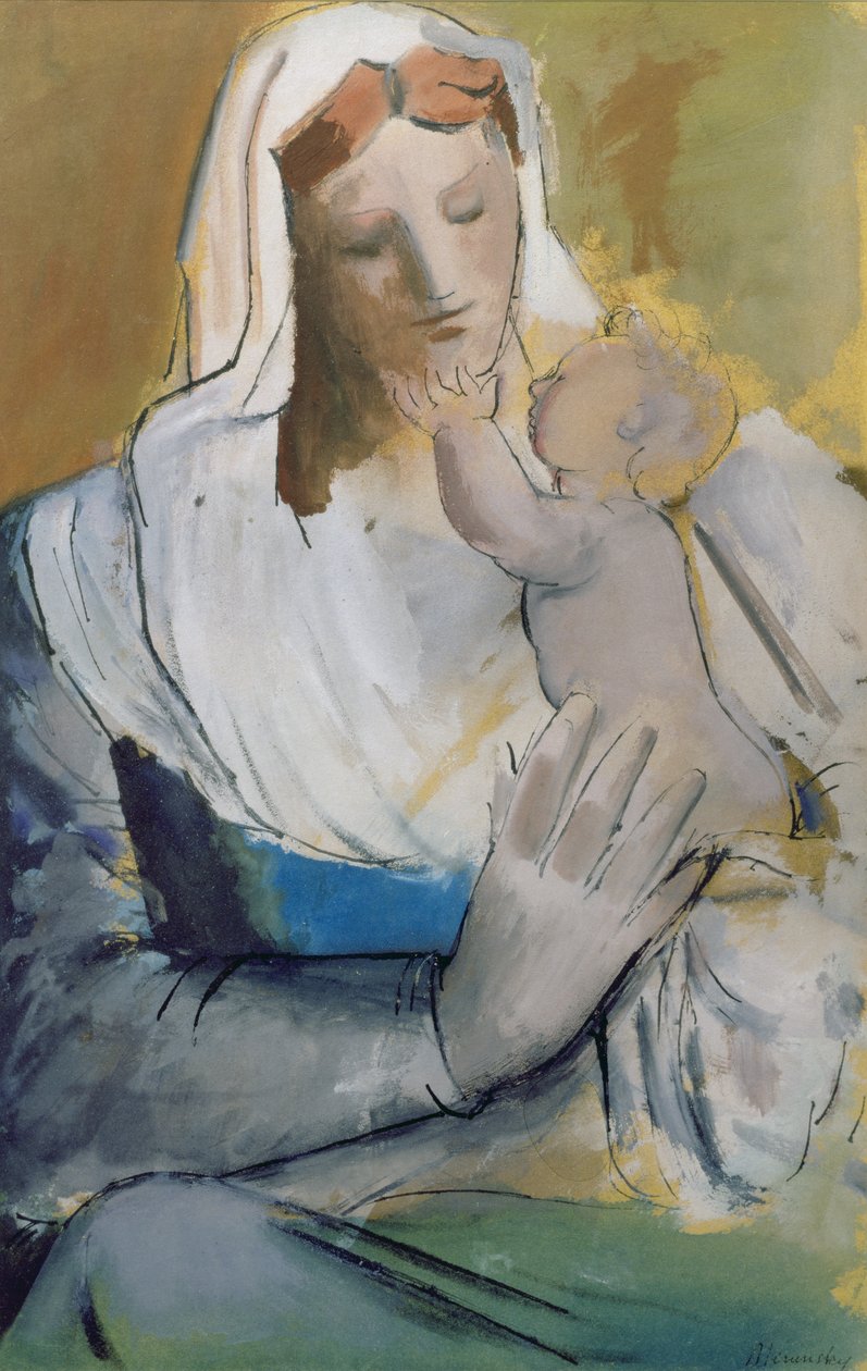 Moeder en Kind door Bernard Meninsky