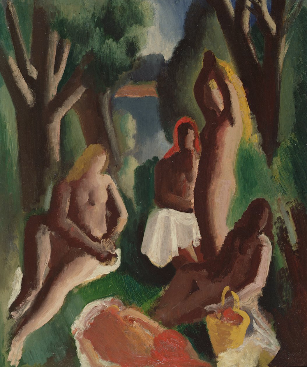 De picknick door Bernard Meninsky
