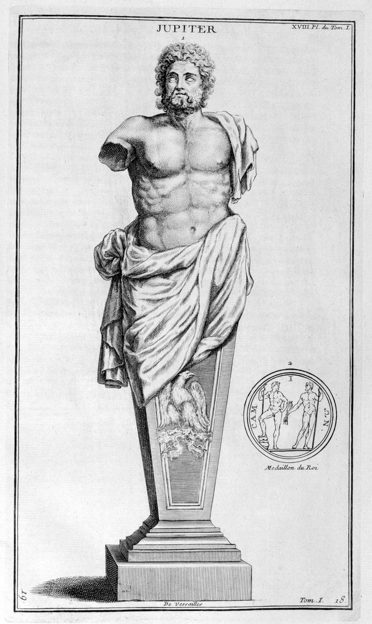 Jupiter door Bernard de Montfaucon