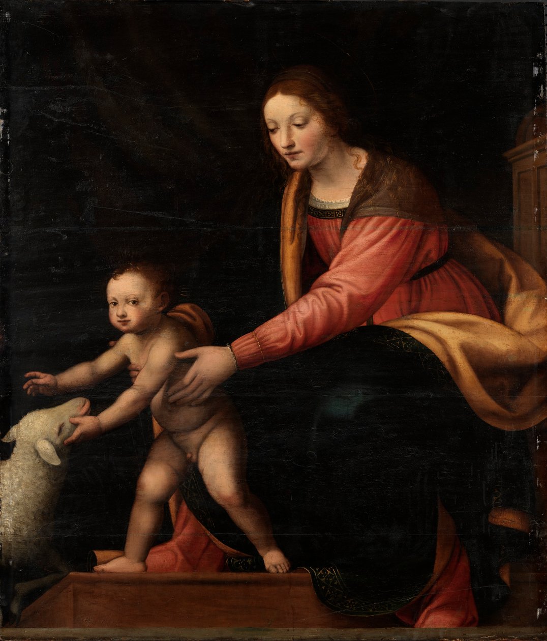 Madonna met kind door Bernardino Luini