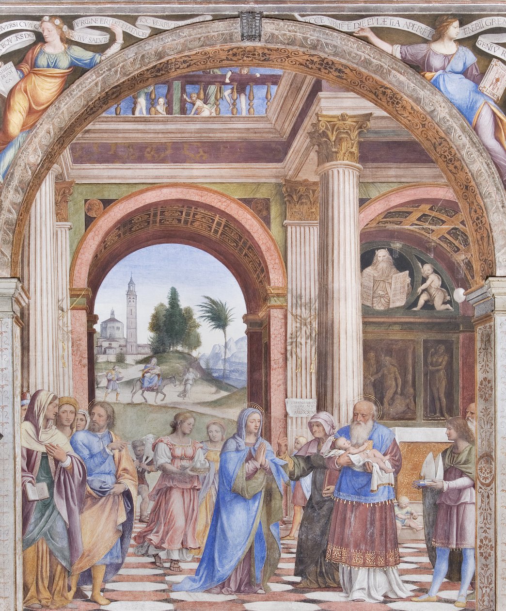 Presentatie in de tempel, 1525 door Bernardino Luini