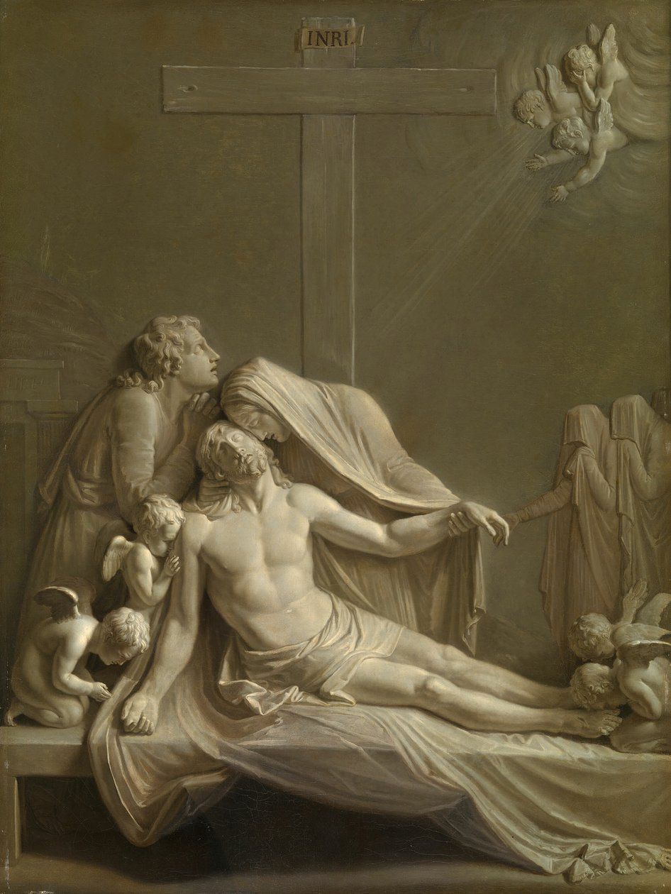 Kruisafneming na Antonio Canova, 1800 door Bernardino Nocchi