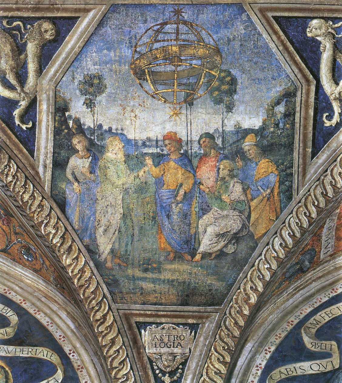 Allegorie van Astrologie, 1490s door Bernardino Pinturicchio