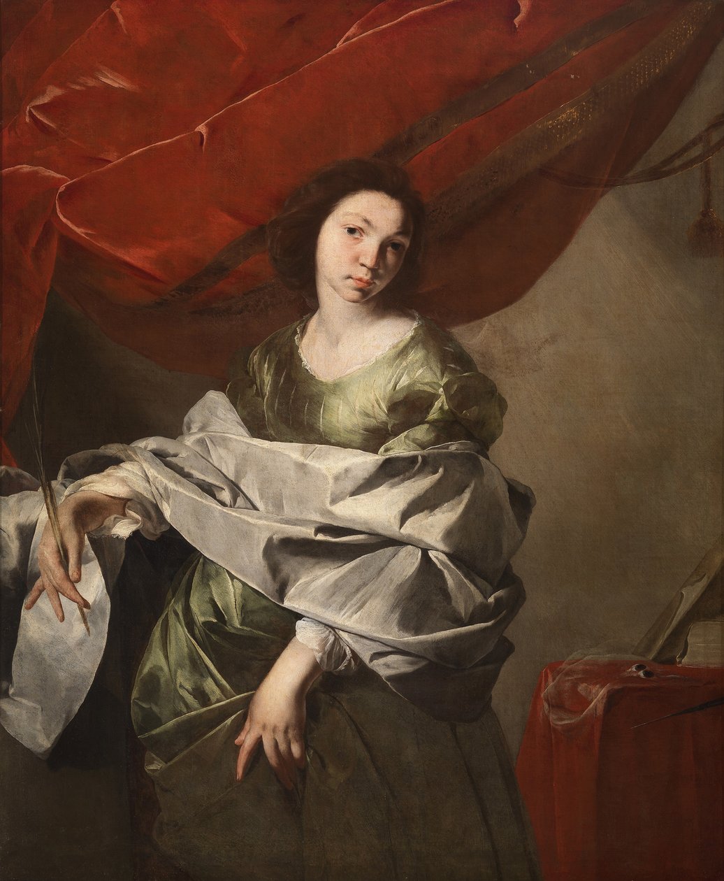 Sint Lucia, ca. 1645-1648 door Bernardo Cavallino
