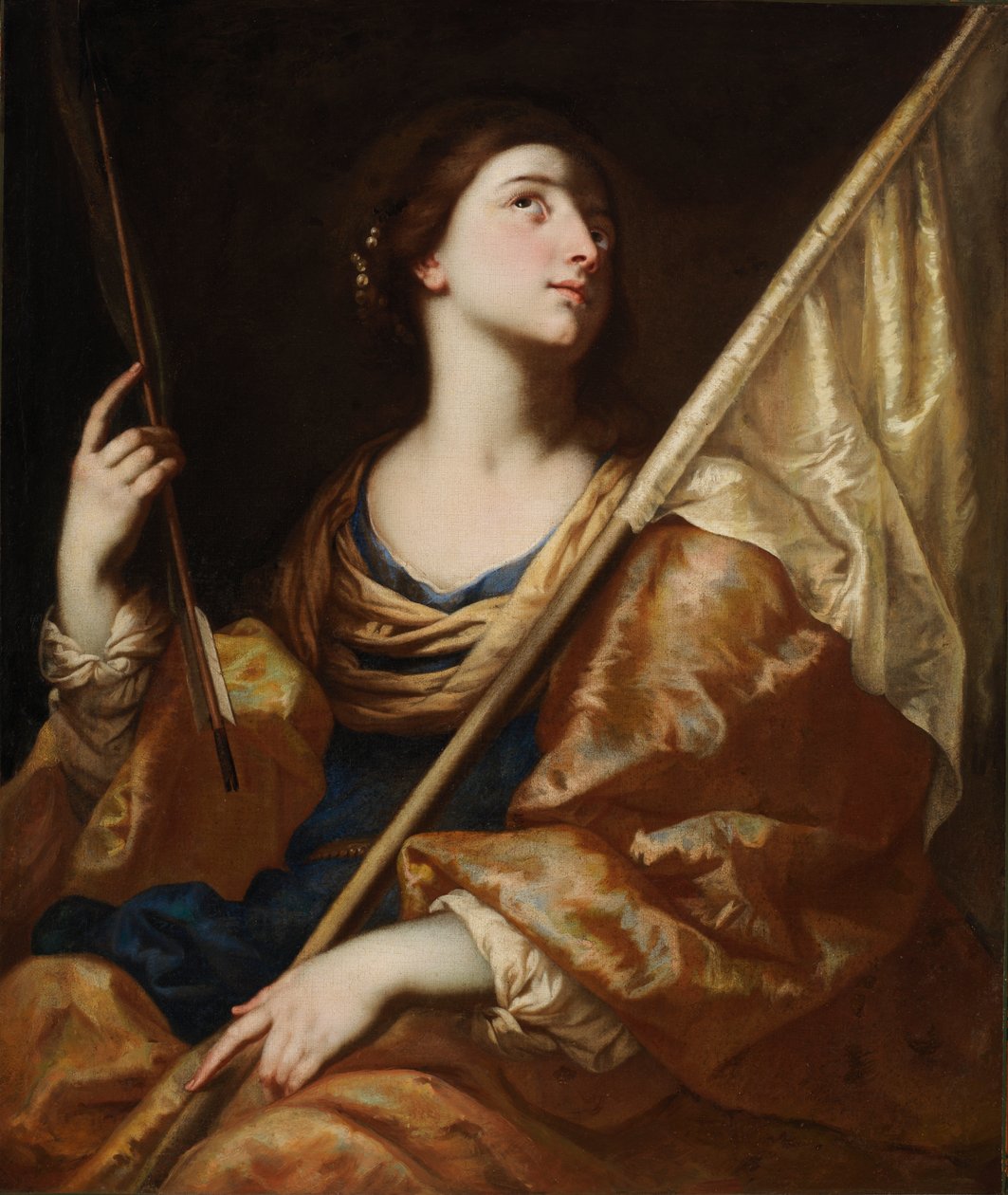 Heilige Ursula, ca. 1650 door Bernardo Cavallino