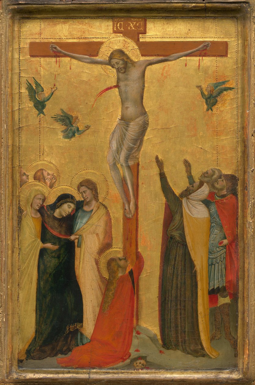 De Kruisiging door Bernardo Daddi