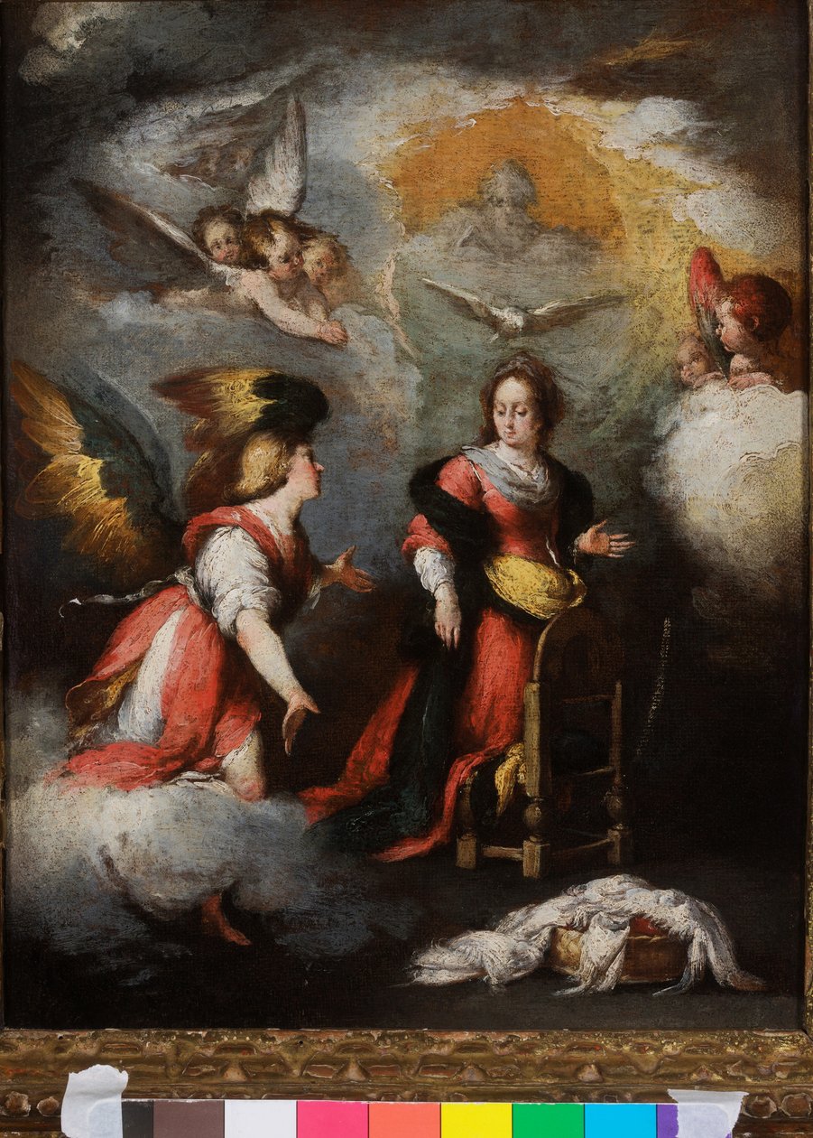 Annunciatie door Bernardo Strozzi