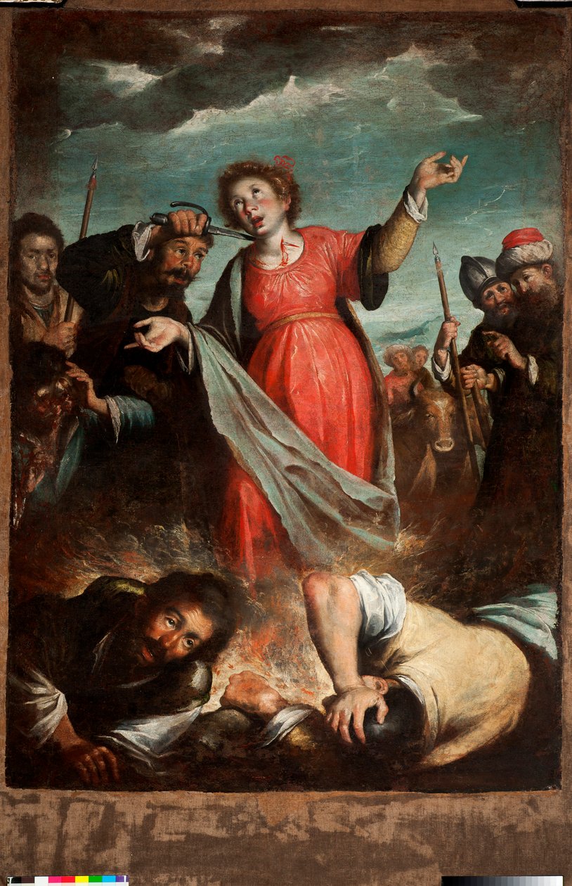 Martelaarschap van Sint Lucia door Bernardo Strozzi