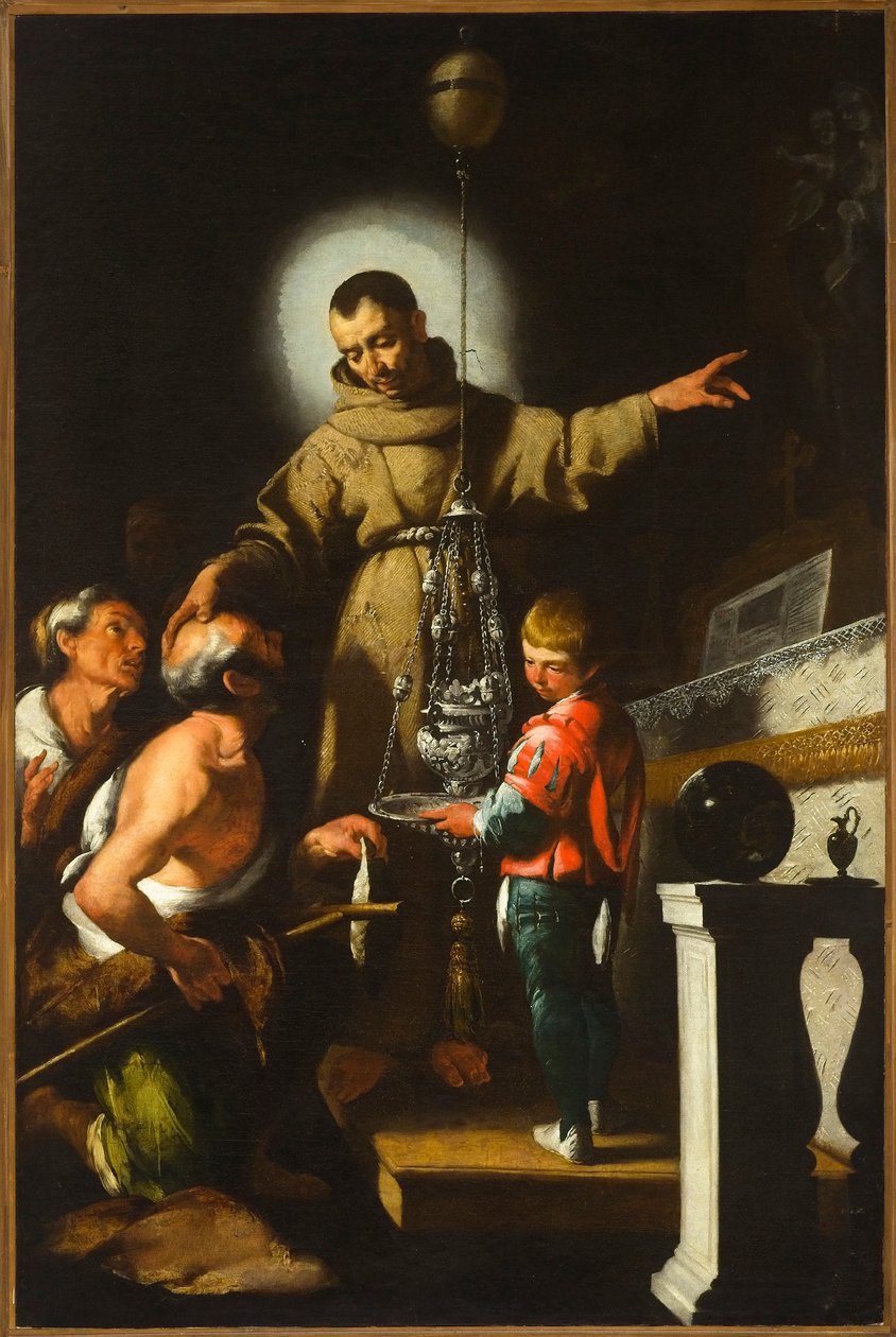 Het wonder van Sint Didacus door Bernardo Strozzi