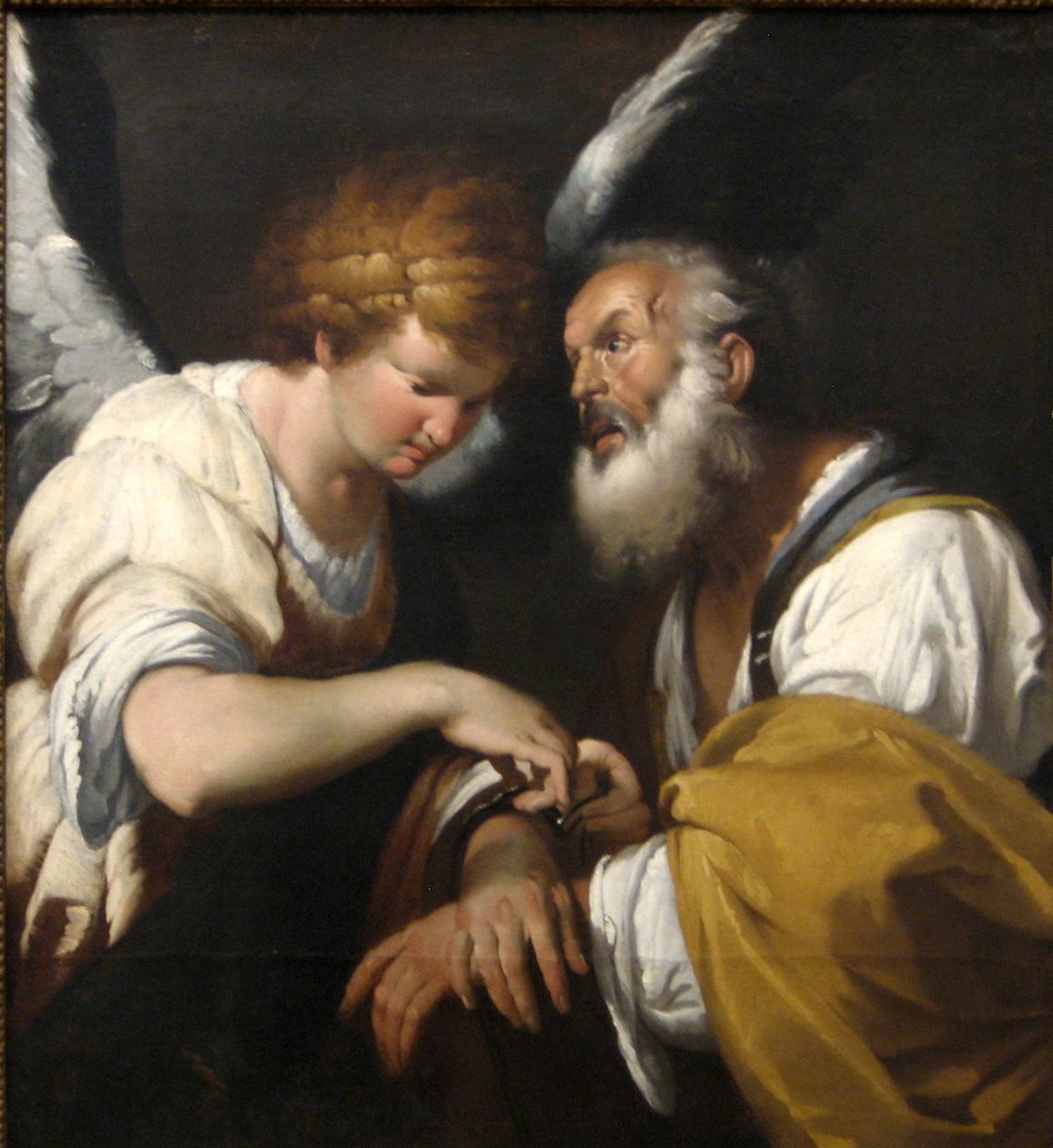 De vrijlating van Sint Pieter door Bernardo Strozzi