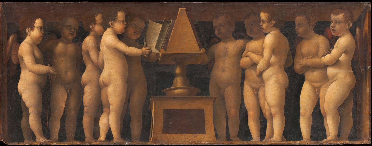Koor van Engelen, ca. 1500 door Bernardo Zenale