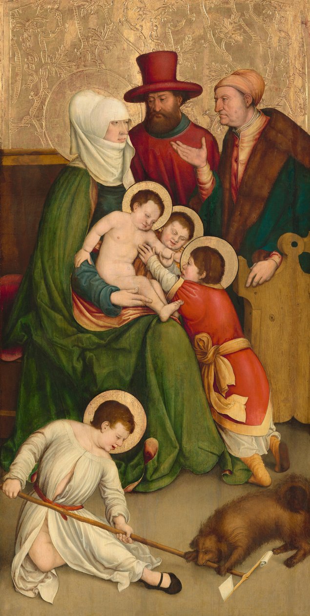 Sint Maria Cleophas en haar familie door Bernhard Strigel