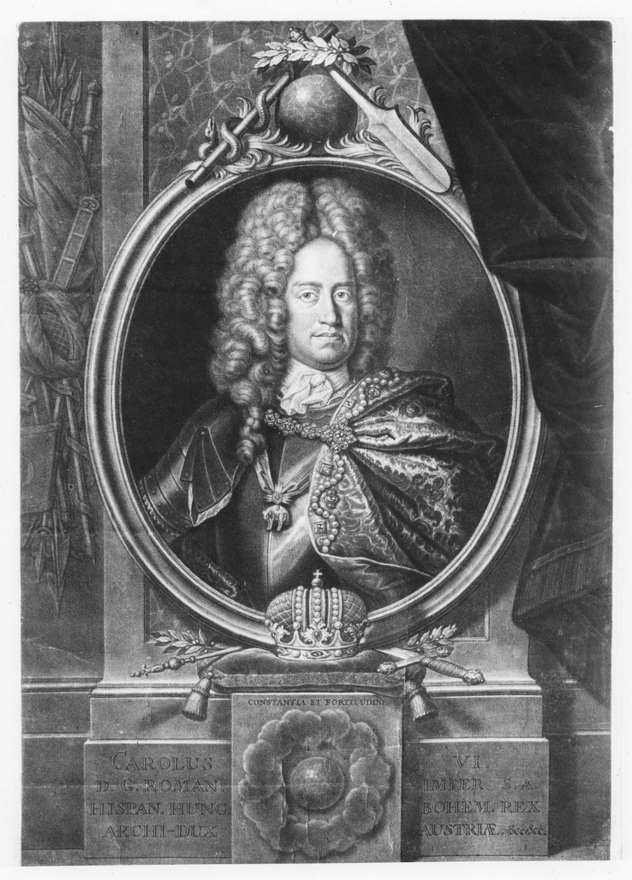 Karel VI, Heilige Roomse Keizer door Bernhard Vogel