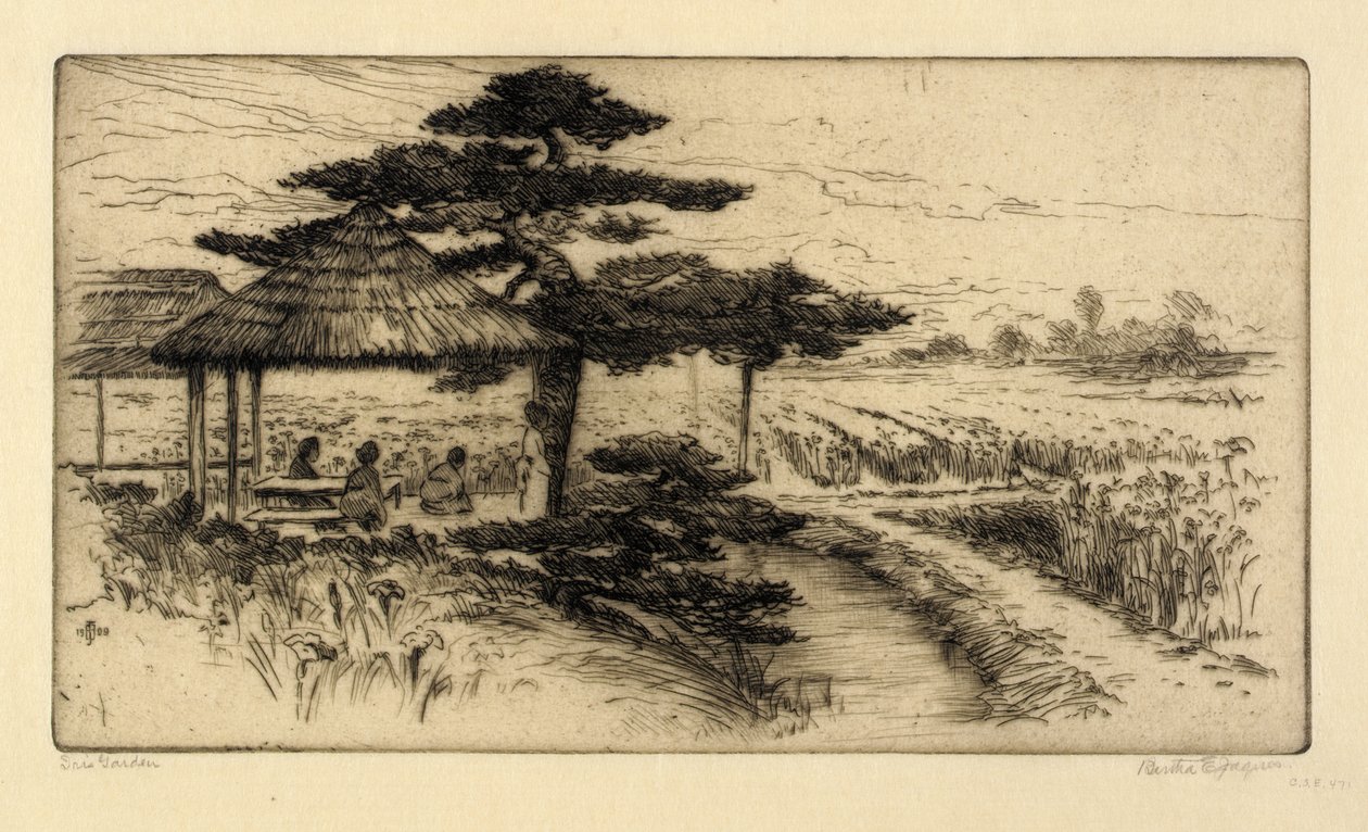 Iris Garden door Bertha E. Jaques