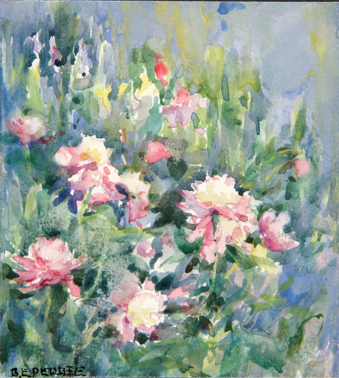Naamloze bloemen, 1916 door Bertha Eversfield Perrie
