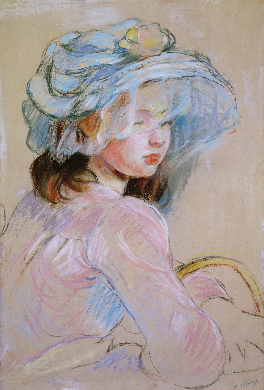 Meisje met een mand, 1891 door Berthe Morisot