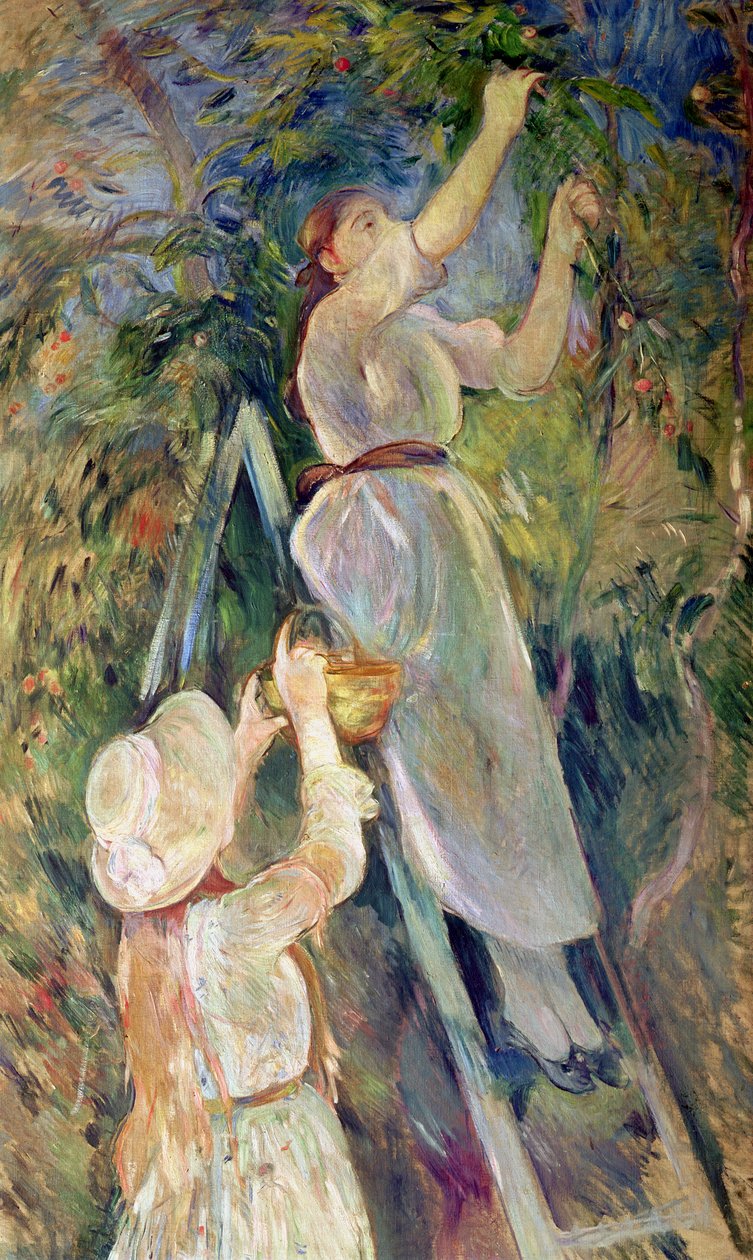 De Kersenplukker door Berthe Morisot