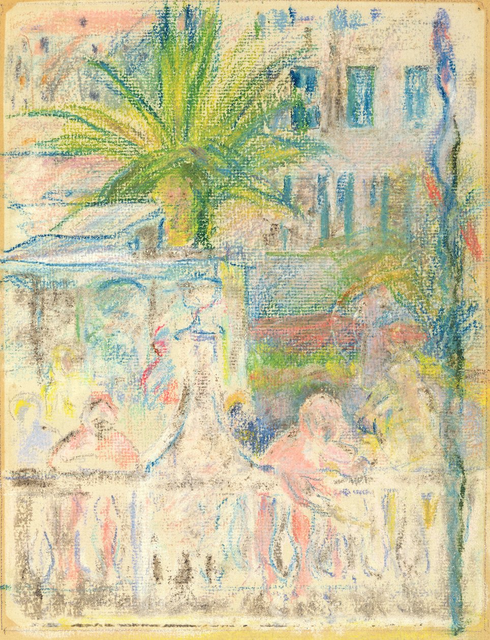Het Carnaval van Nice, 1889 door Berthe Morisot