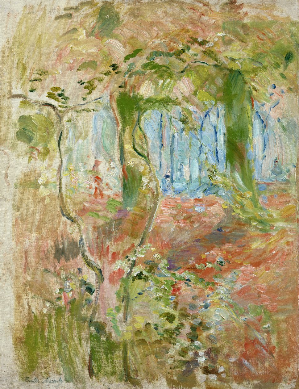 Onderhout in de Herfst door Berthe Morisot