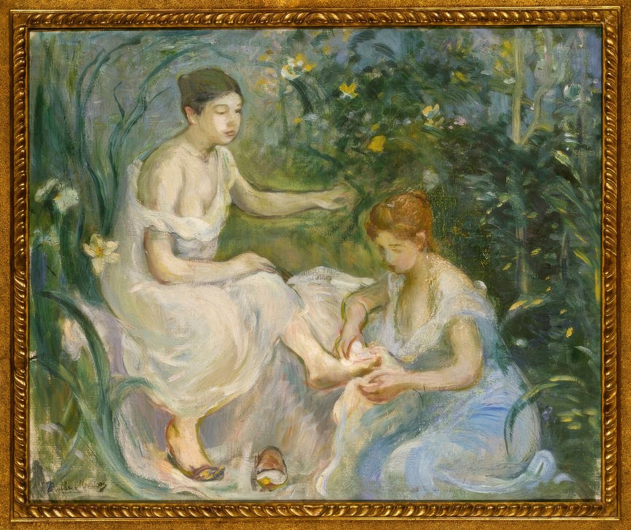 Het Bad door Berthe Morisot