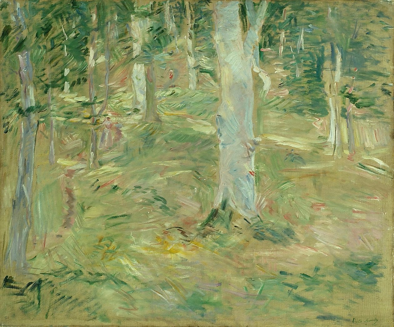 Forêt de Compiègne, 1885 door Berthe Morisot