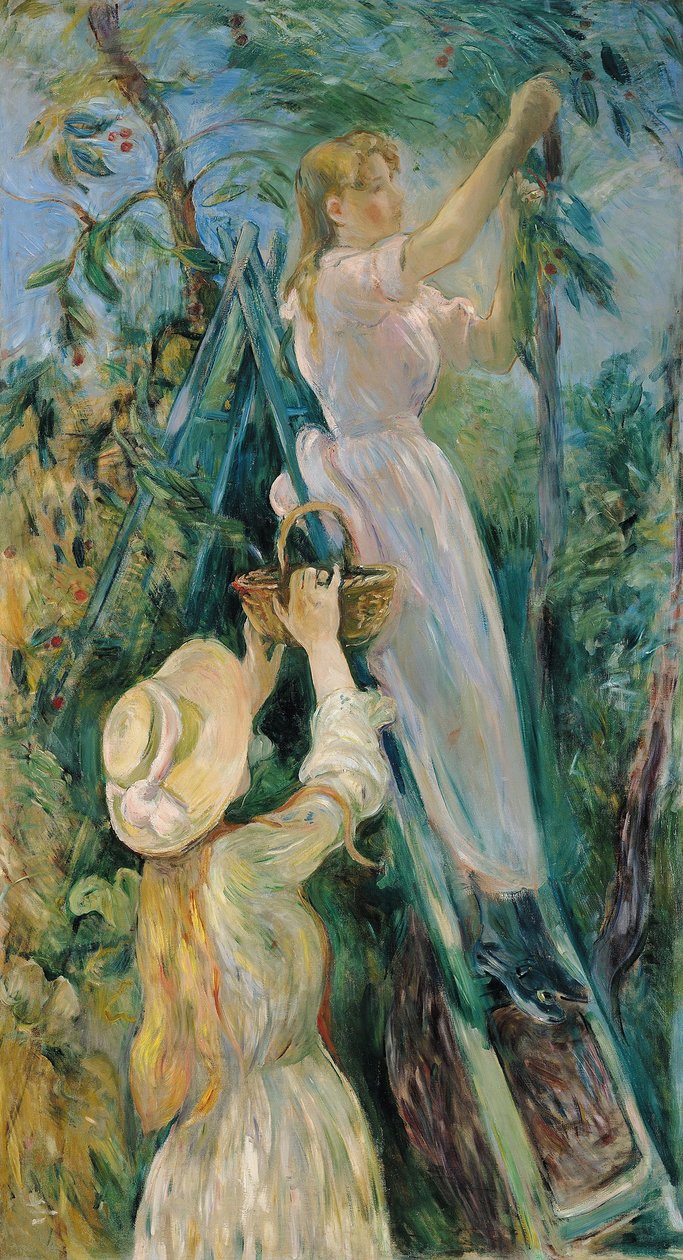 Frans:  Le Cerisier door Berthe Morisot