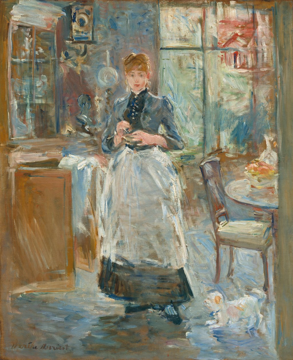 In de Eetkamer door Berthe Morisot