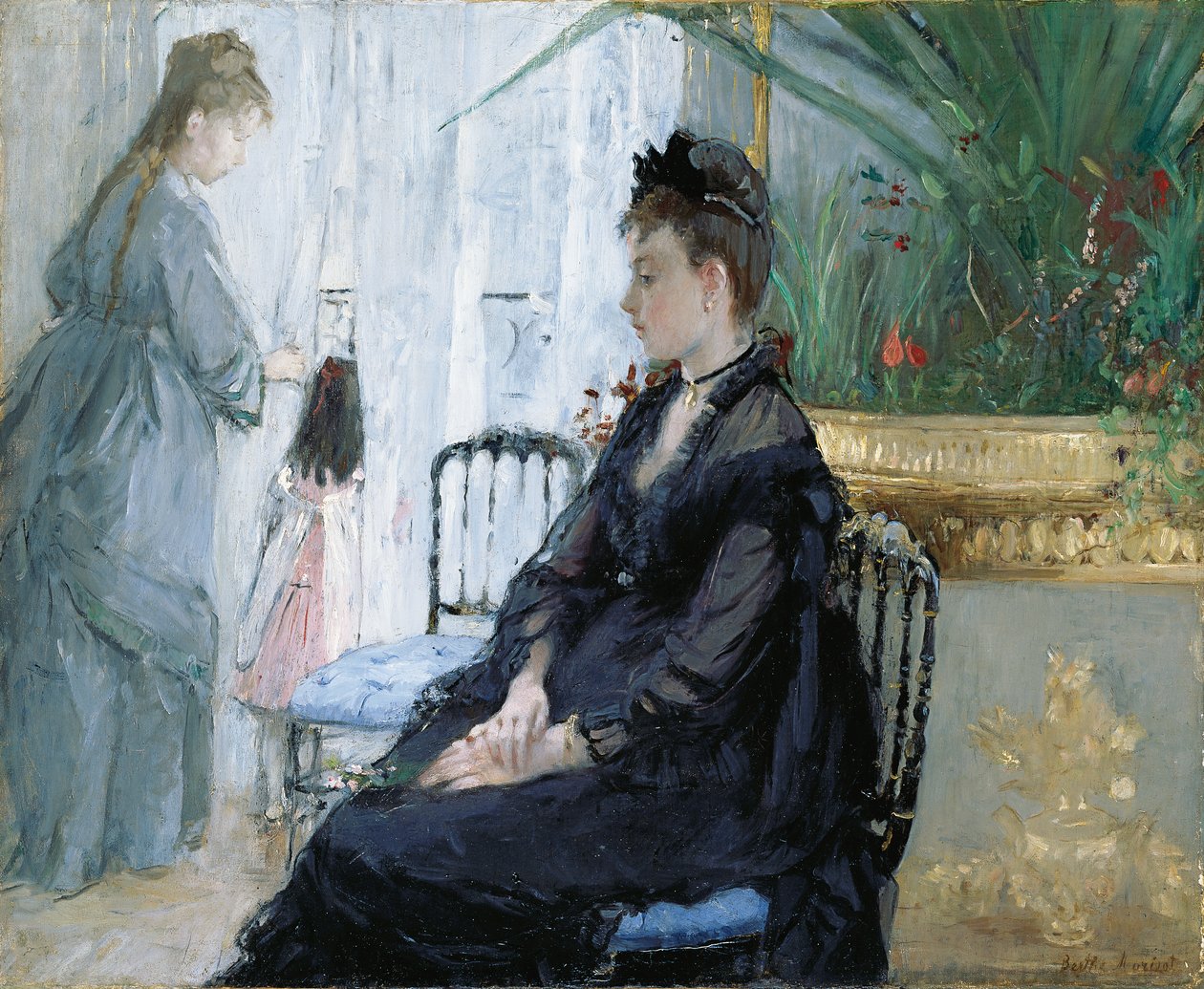 Interieur door Berthe Morisot