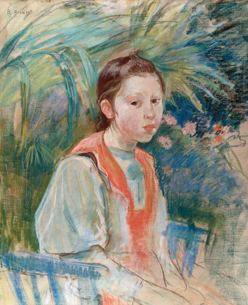 Marthe Givaudan, 1892 door Berthe Morisot
