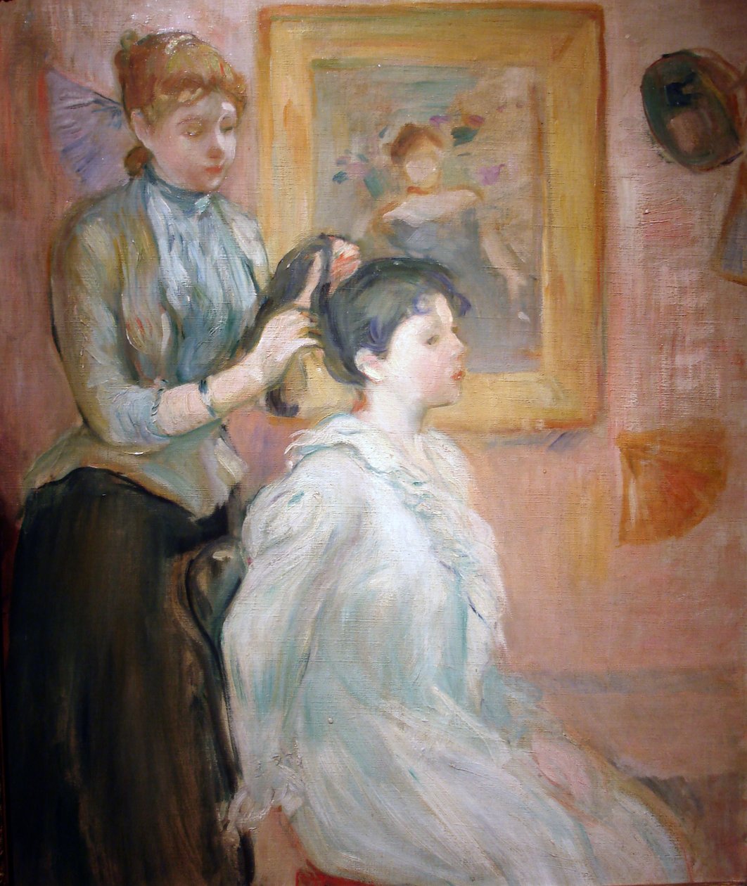Het kapsel door Berthe Morisot