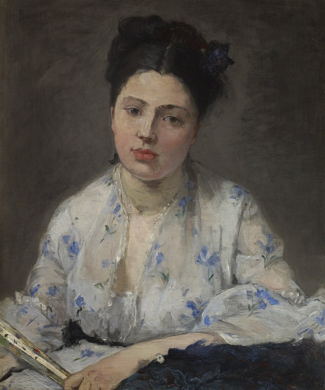 Jonge Vrouw (Jeune Femme) 1871 door Berthe Morisot