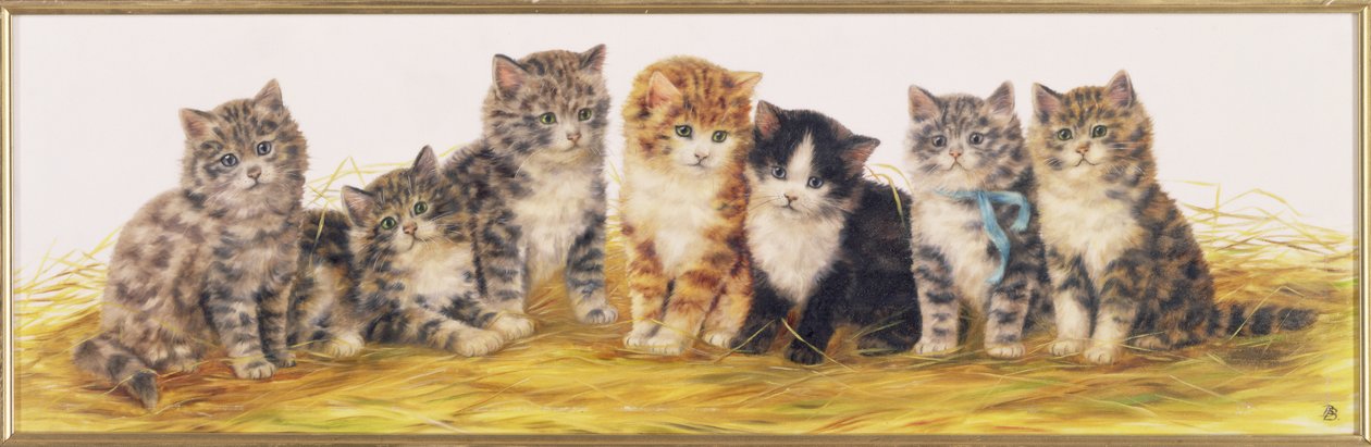 Zeven Kittens door Bessie Bamber
