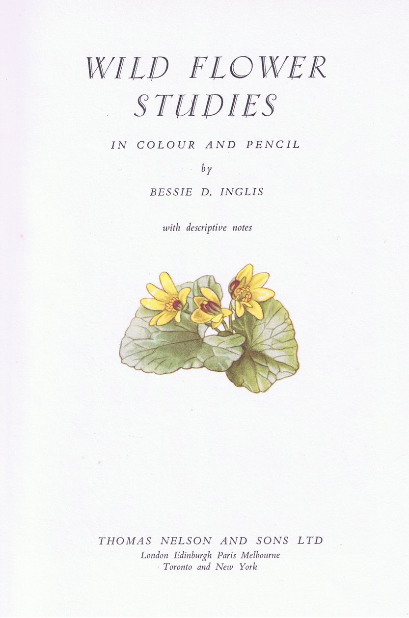 Titelpagina door Bessie D. Inglis