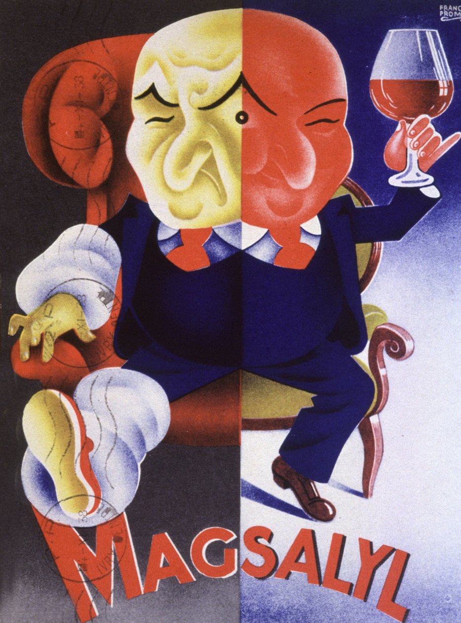 Magsalyl, jichtmedicijn (poster) door Bib