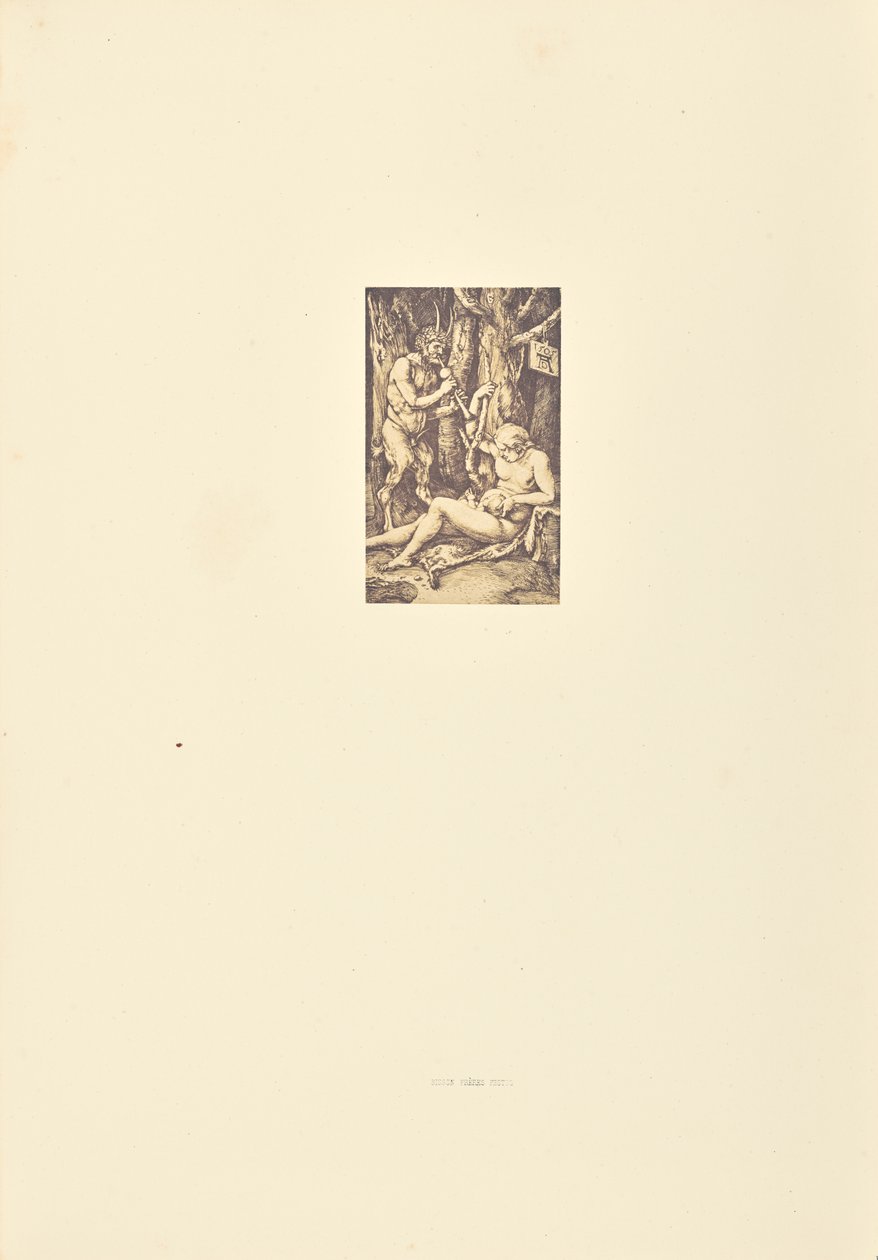 De familie Satyr door Bisson Frères