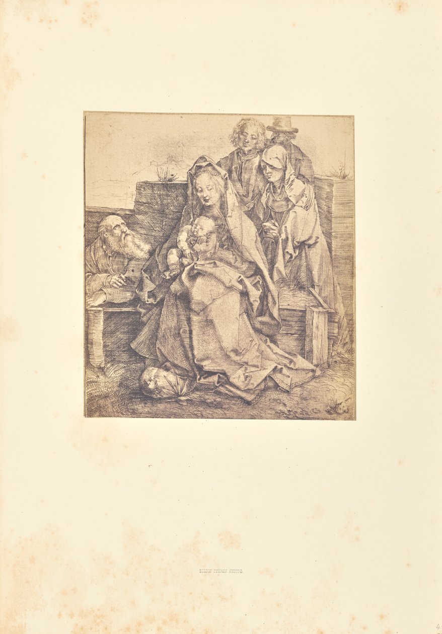 De Heilige Familie door Bisson Frères