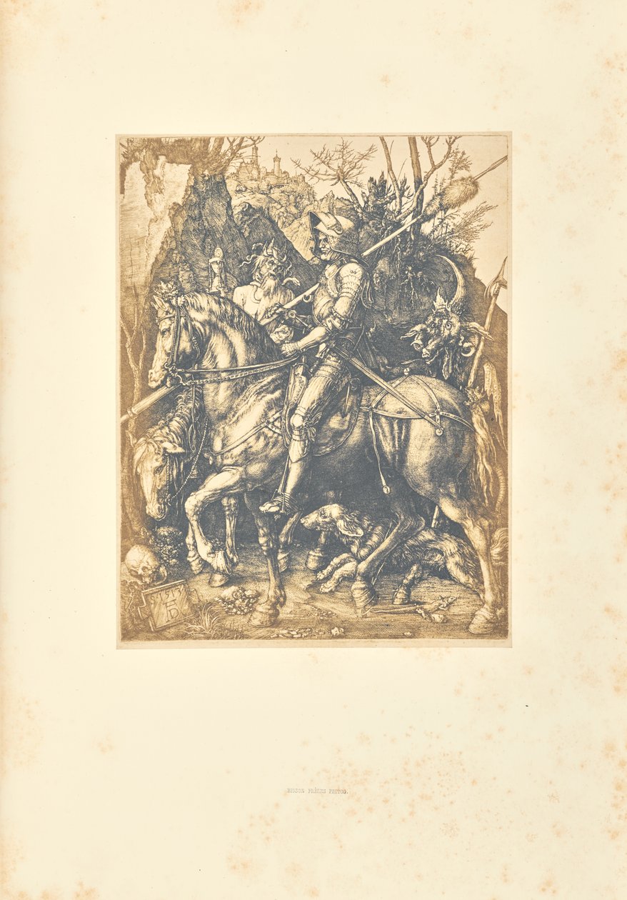 De ridder des doods door Bisson Frères