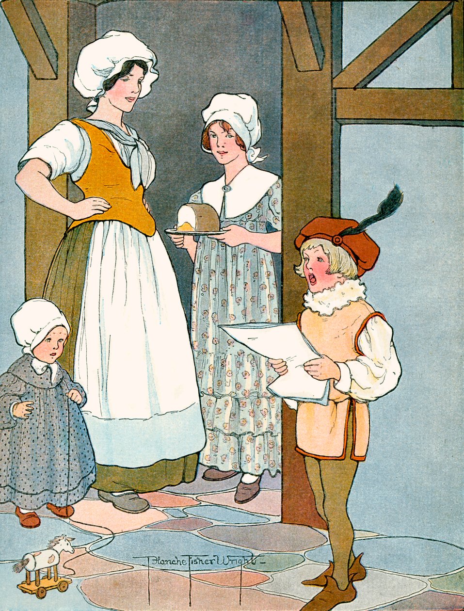 Kleine Tom Tucker, door Blanche Fisher Wright door Blanche Fisher Wright
