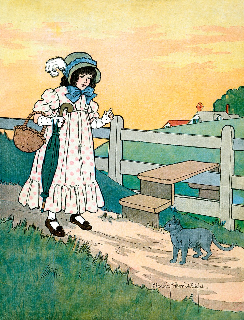 Pussey-Cat Pussey-Cat, geïllustreerd door Blanche Fisher Wright door Blanche Fisher Wright
