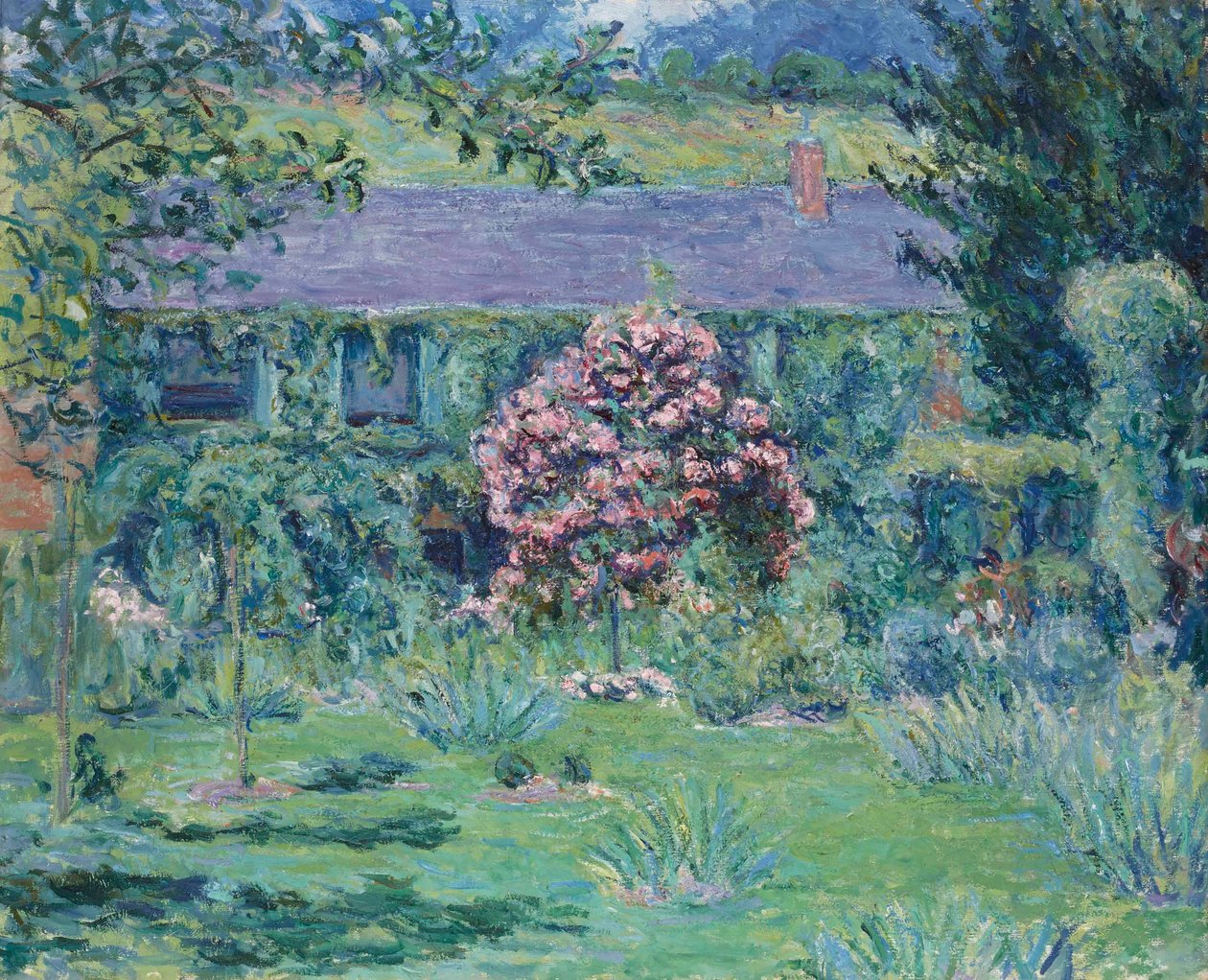 Frans: La maison de Monet à Giverny door Blanche Hoschede Monet