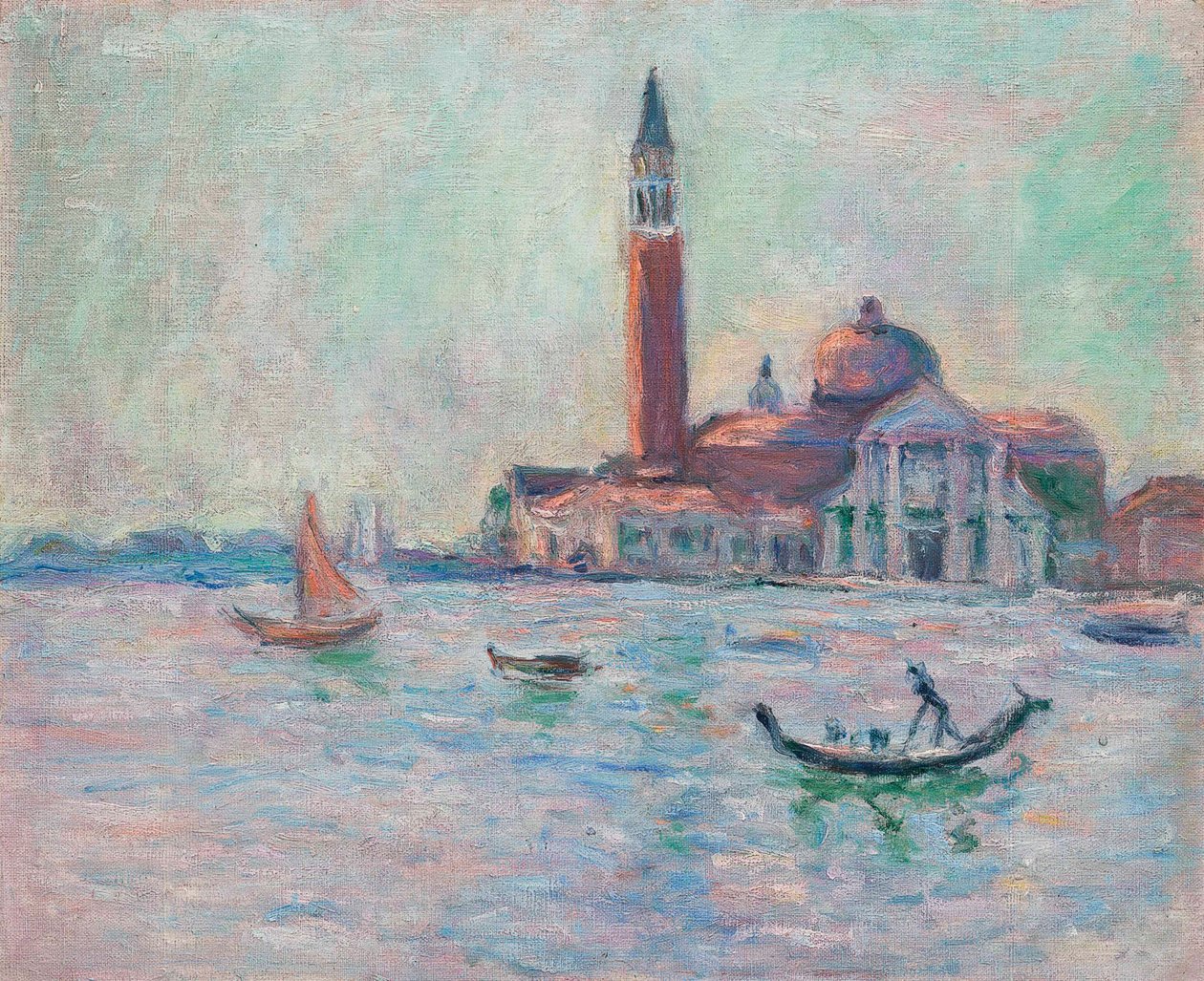Frans: Venise, la Salute door Blanche Hoschede Monet