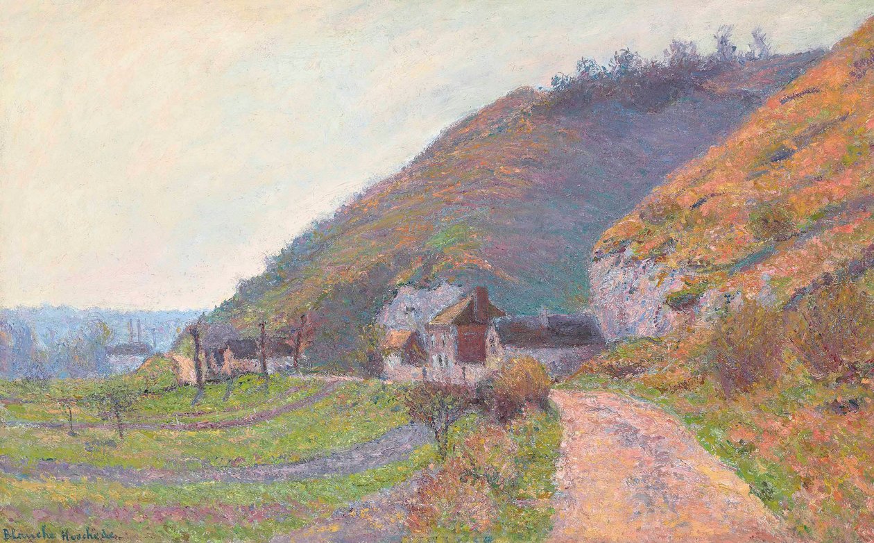 Een Weg bij Giverny door Blanche Hoschede Monet