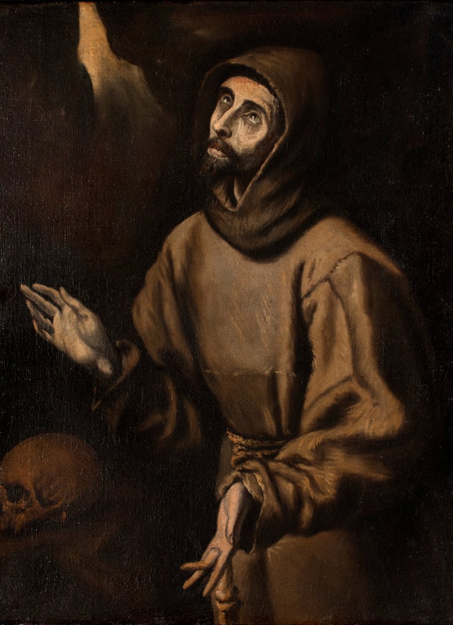 De Extase van St. Franciscus van Assisi door Blas Muñoz