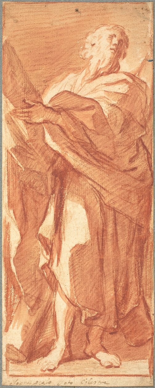 Sint Andreas door Bolognese 17th Century