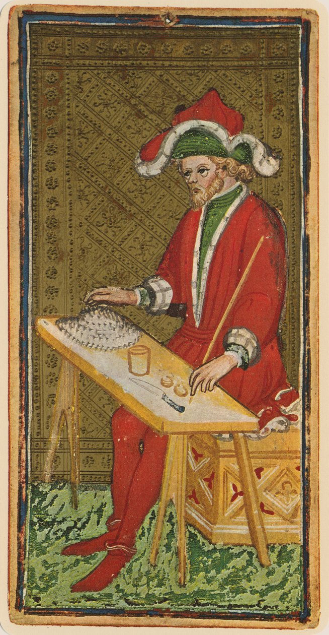 De Magiër, facsimile van een tarotkaart uit het 